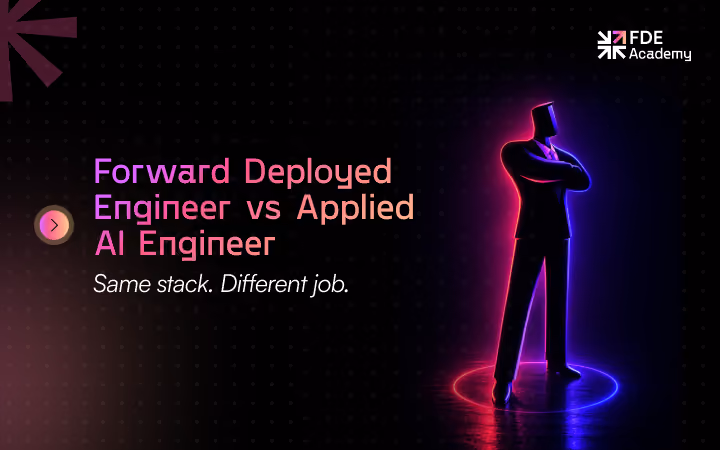 Forward Deployed Engineer vs Applied AI Engineer: 2026 Comparison