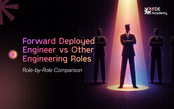 Forward Deployed Engineer vs Solutions Engineer, Sales Engineer and CSE